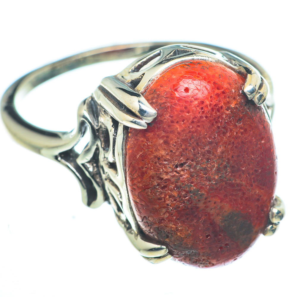 Sponge Coral Rings handcrafted by Anasilvercos - RING63205