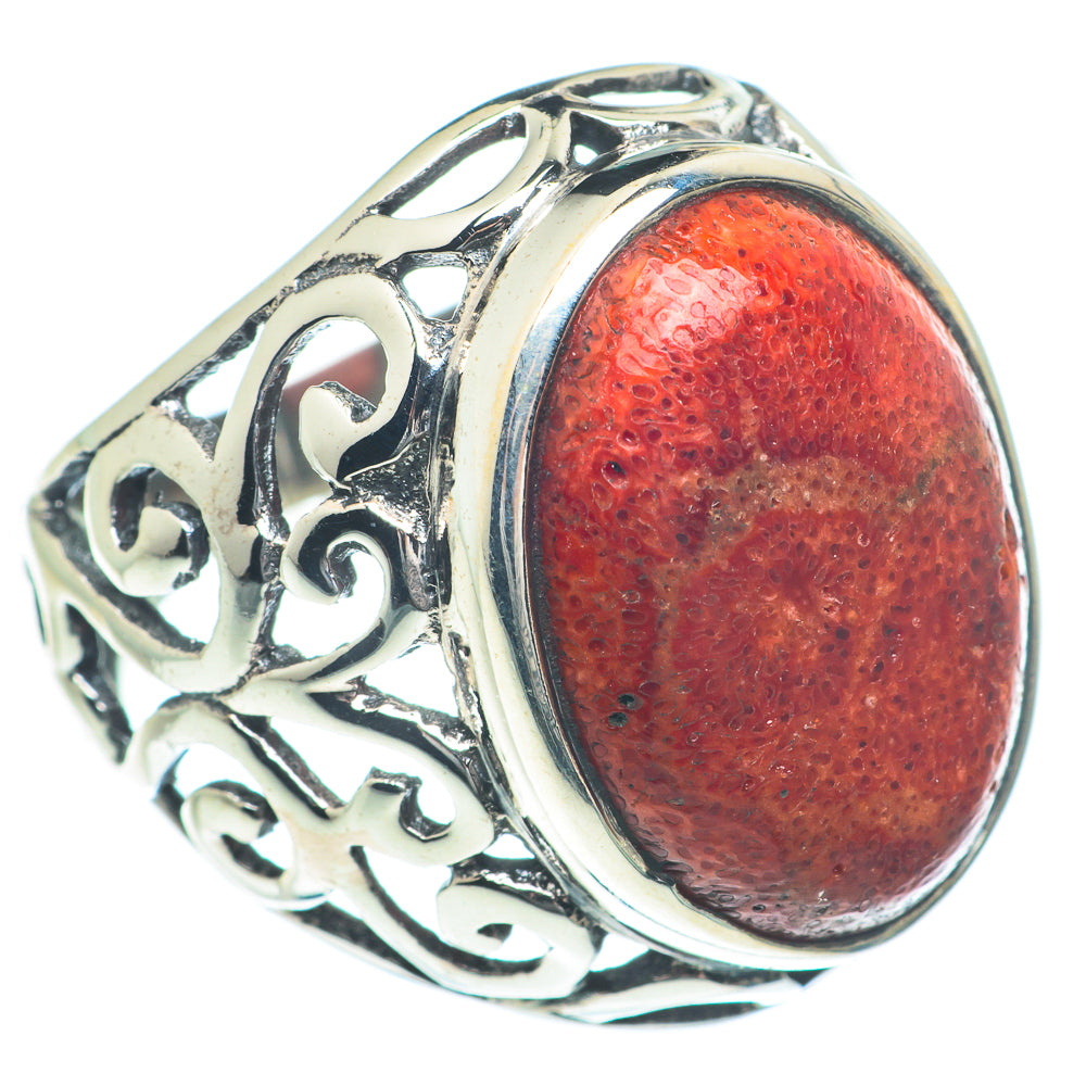 Sponge Coral Rings handcrafted by Anasilvercos - RING63206
