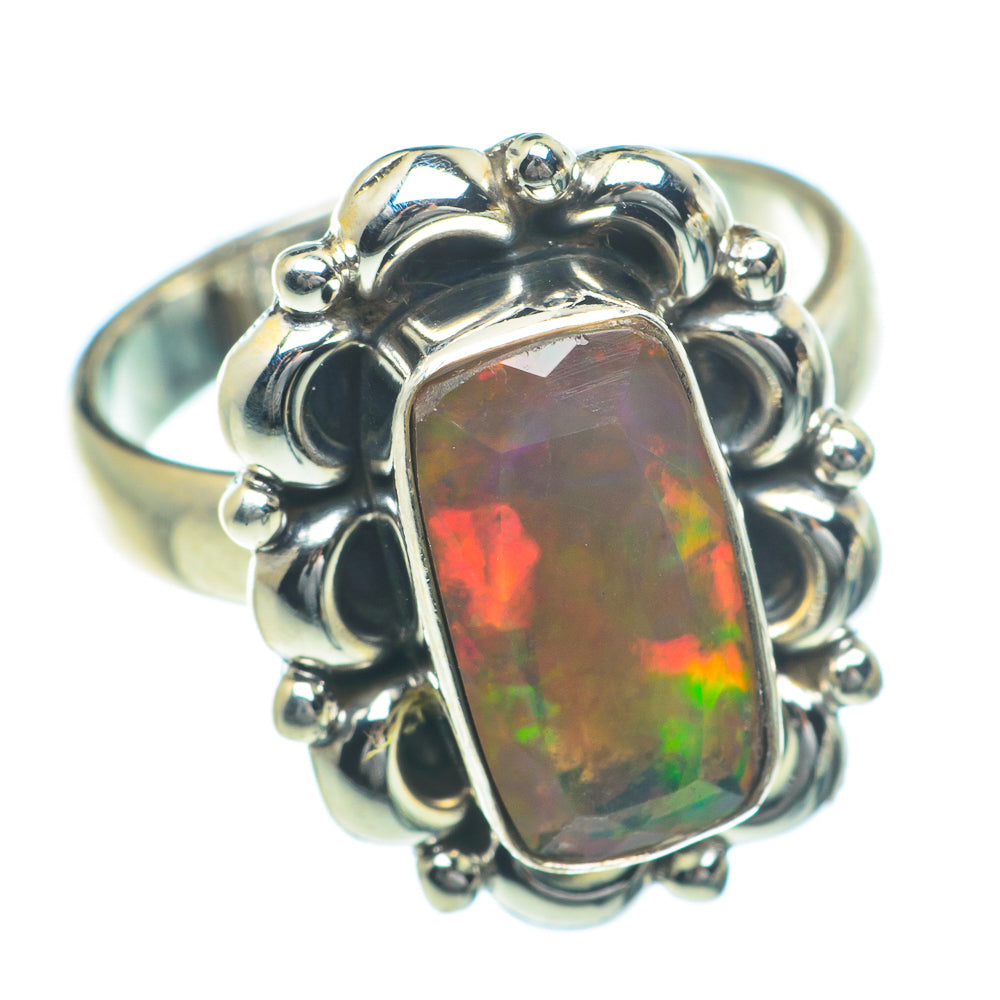 Ethiopian Opal Rings handcrafted by Anasilvercos - RING63220