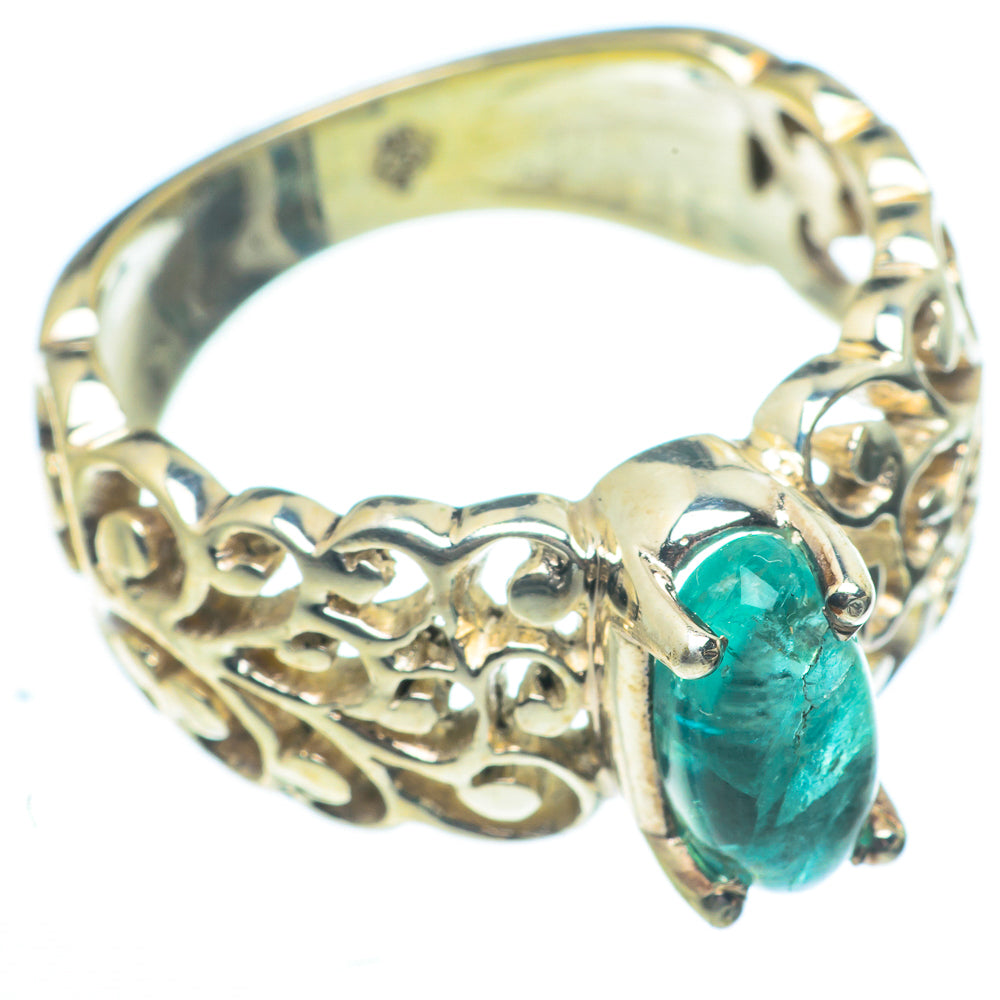 Green Fluorite Rings handcrafted by Anasilvercos - RING63222