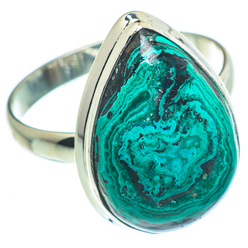 Chrysocolla Rings handcrafted by Anasilvercos - RING63227