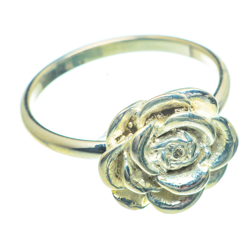 Engraved Rose Rings handcrafted by Anasilvercos - RING63241