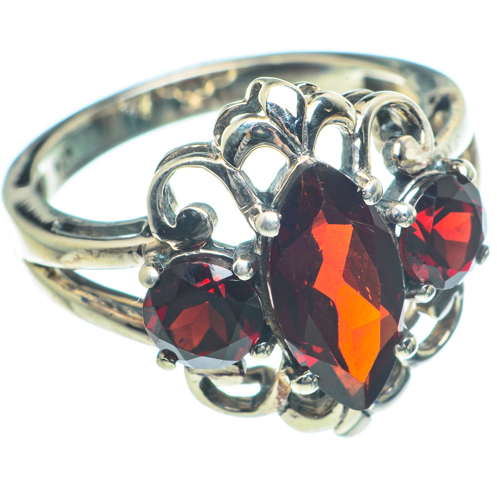 Garnet Rings handcrafted by Anasilvercos - RING63257
