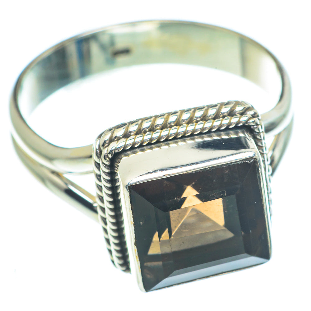 Smoky Quartz Rings handcrafted by Anasilvercos - RING63268