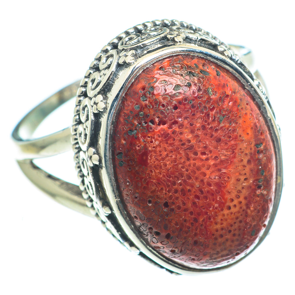 Sponge Coral Rings handcrafted by Anasilvercos - RING63270