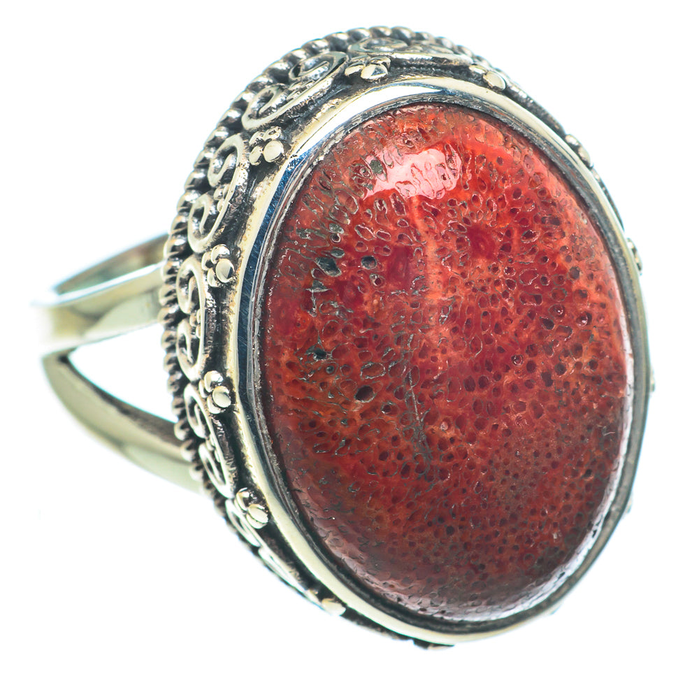 Sponge Coral Rings handcrafted by Anasilvercos - RING63285
