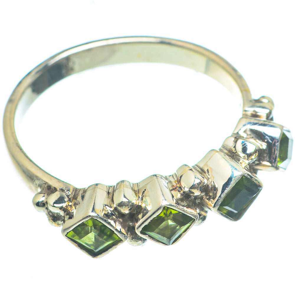 Peridot Rings handcrafted by Anasilvercos - RING63296