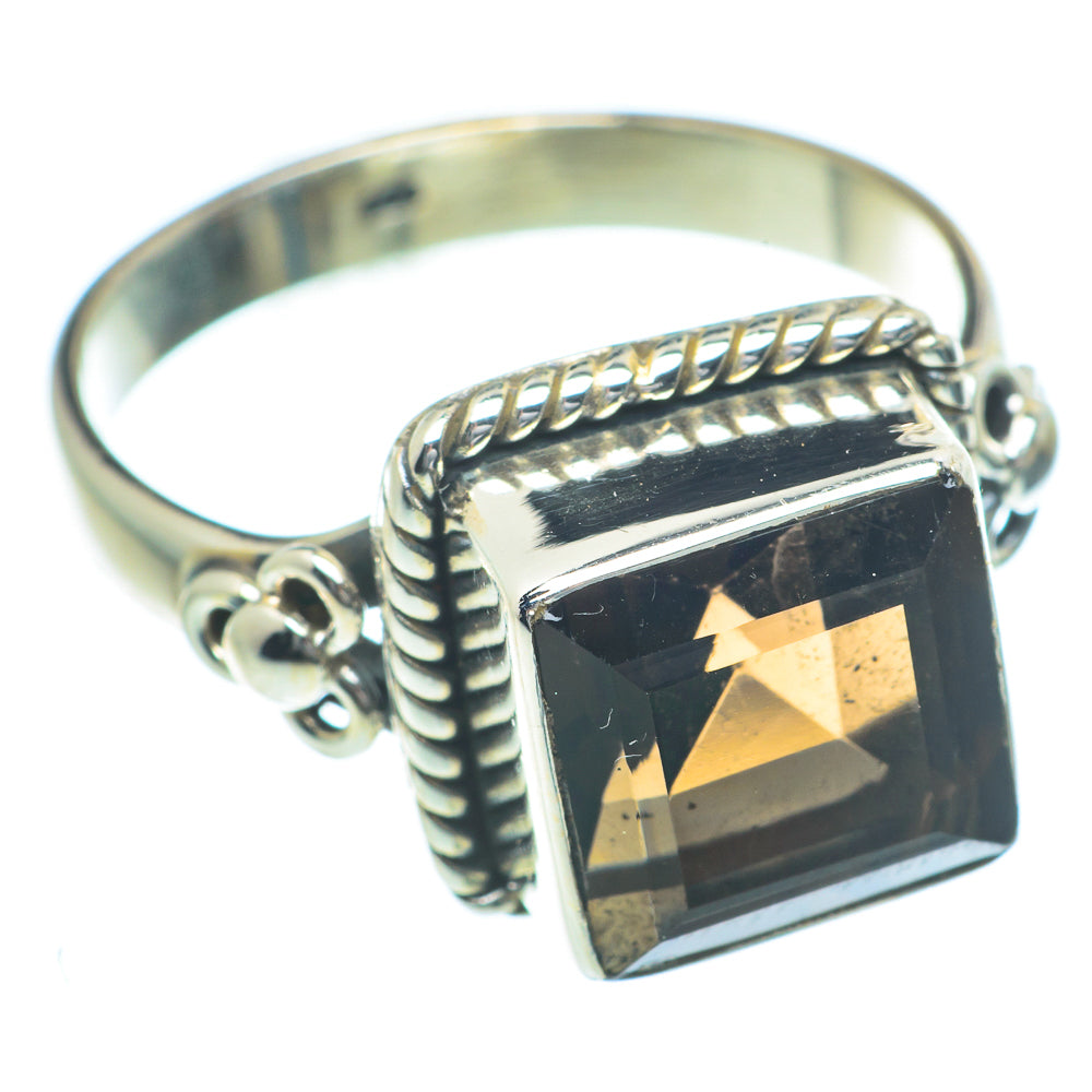 Smoky Quartz Rings handcrafted by Anasilvercos - RING63297