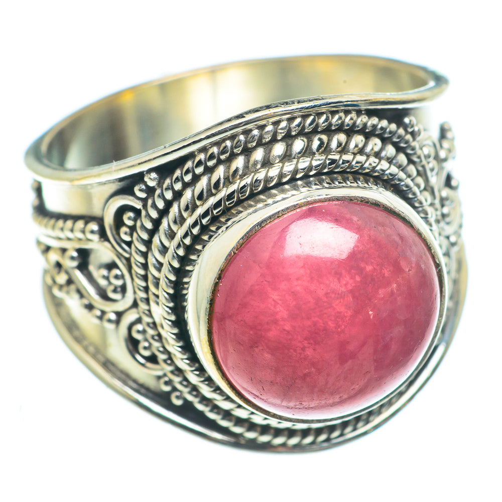Pink Opal Rings handcrafted by Anasilvercos - RING63300