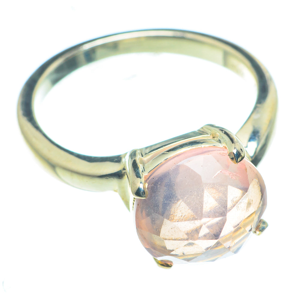 Rose Quartz Rings handcrafted by Anasilvercos - RING63313