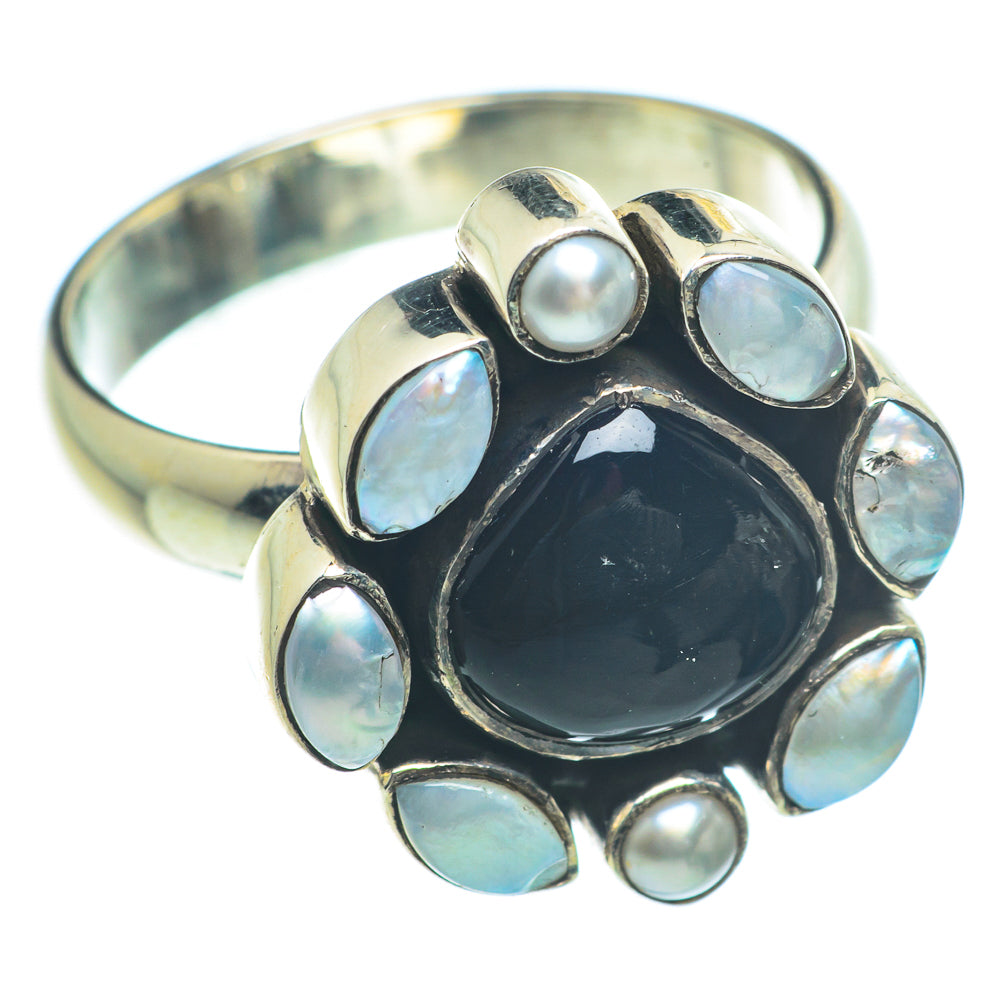Black Onyx Rings handcrafted by Anasilvercos - RING63316