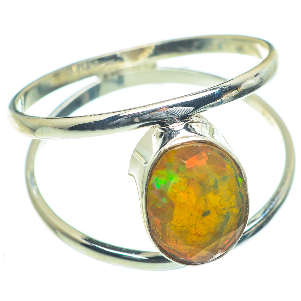 Ethiopian Opal Rings handcrafted by Anasilvercos - RING63320