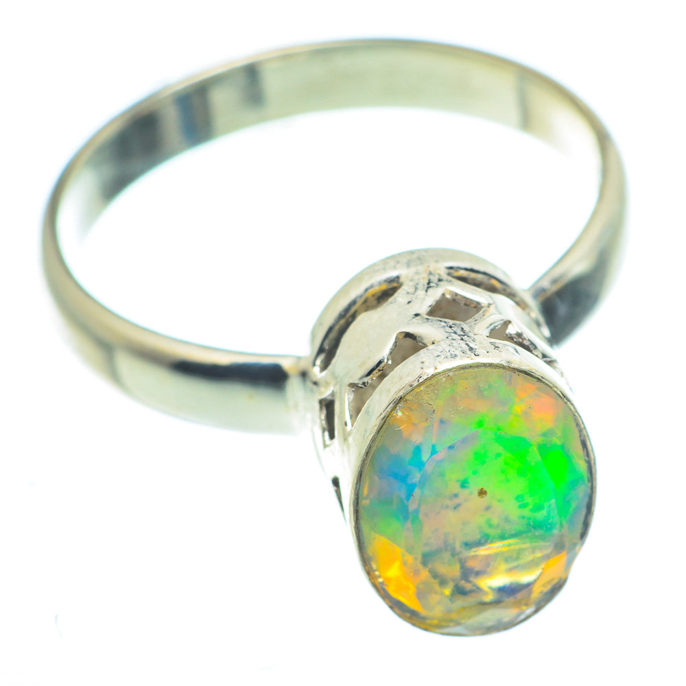 Ethiopian Opal Rings handcrafted by Anasilvercos - RING63321
