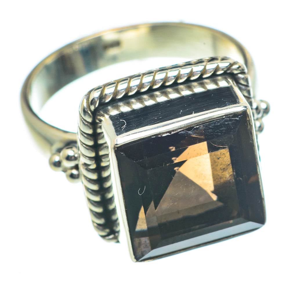 Smoky Quartz Rings handcrafted by Anasilvercos - RING63322