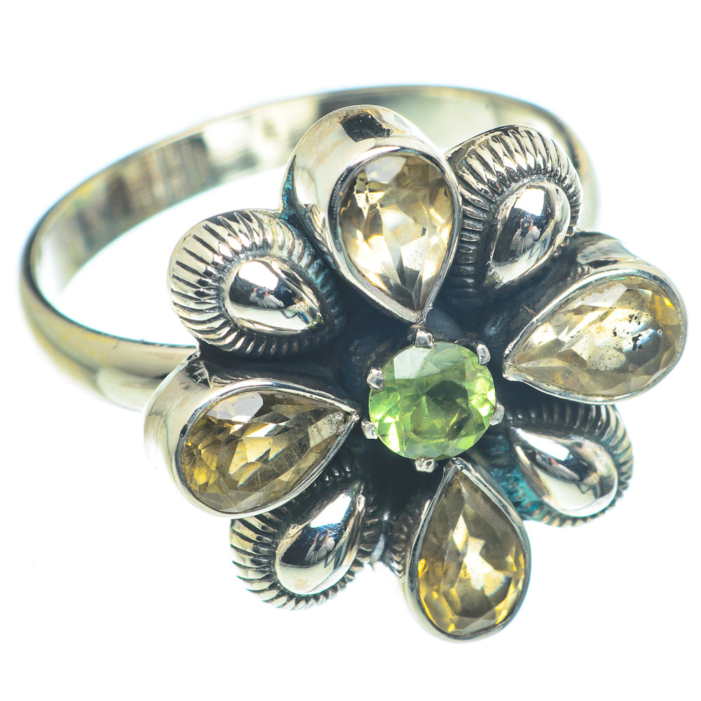 Peridot Rings handcrafted by Anasilvercos - RING63324