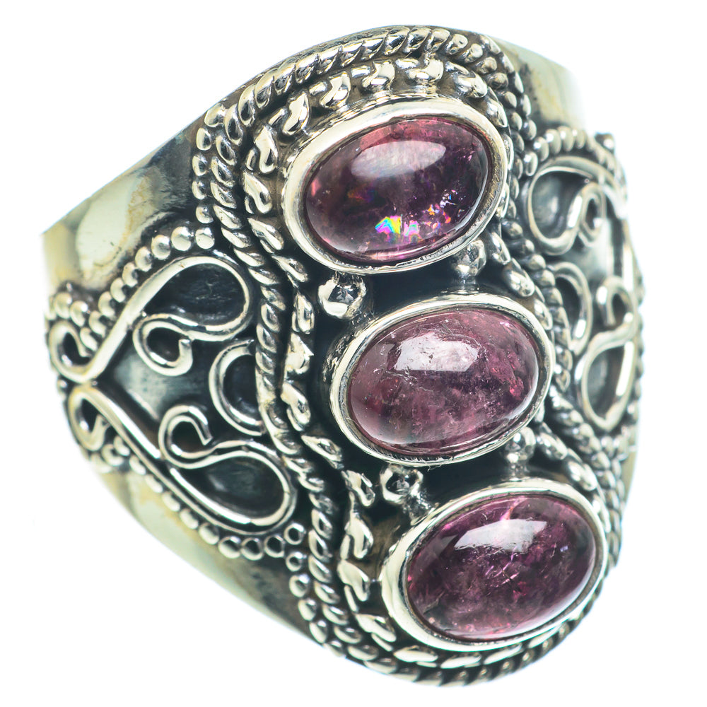 Pink Tourmaline Rings handcrafted by Anasilvercos - RING63326