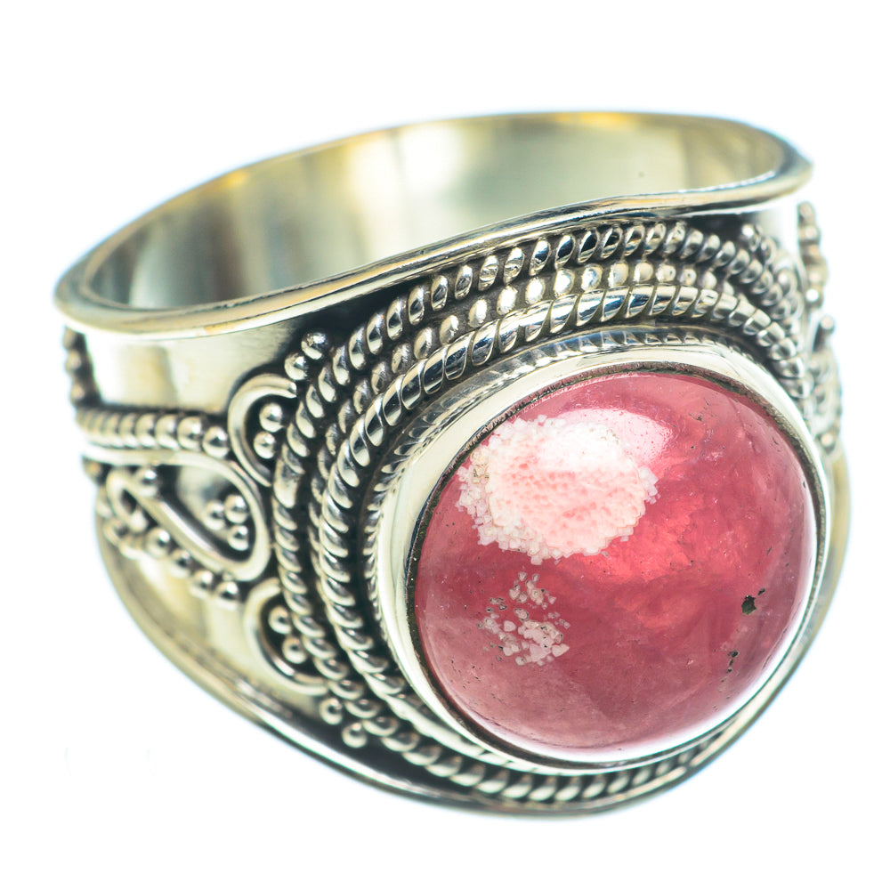 Rhodochrosite Rings handcrafted by Anasilvercos - RING63327