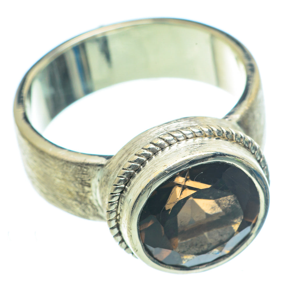 Smoky Quartz Rings handcrafted by Anasilvercos - RING63333