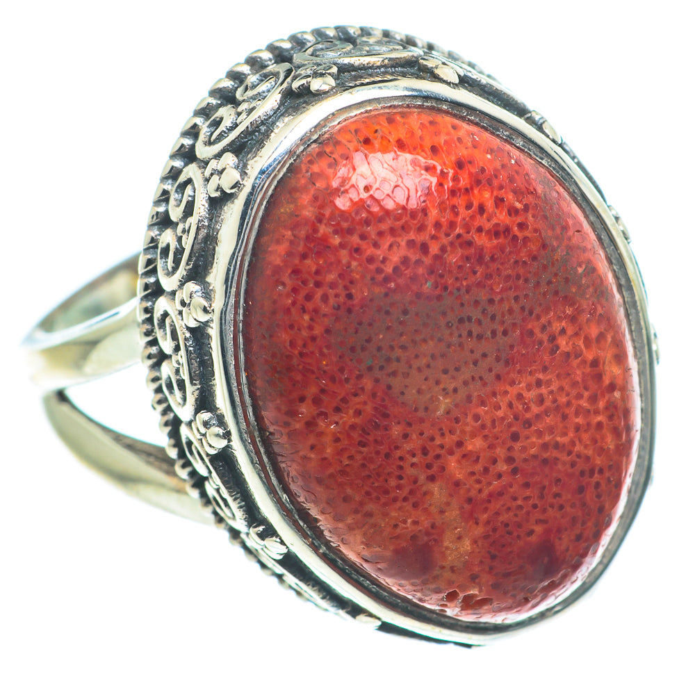 Sponge Coral Rings handcrafted by Anasilvercos - RING63335