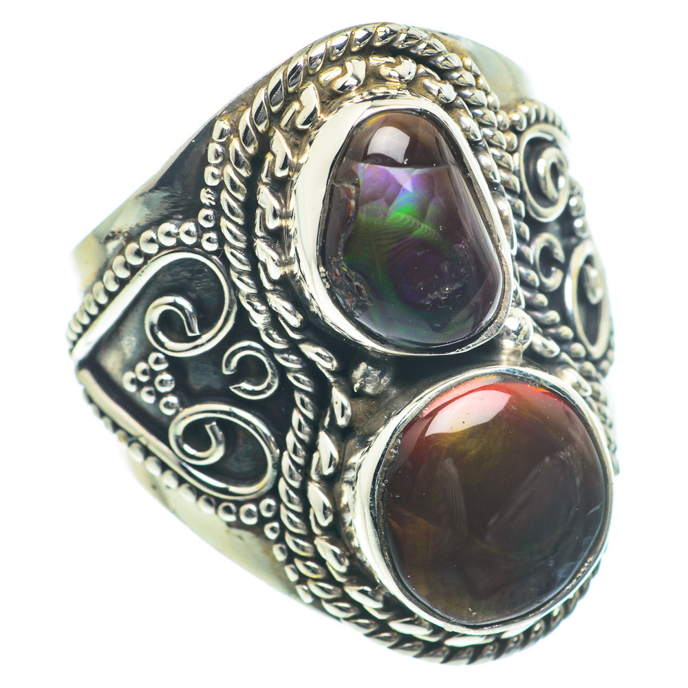 Mexican Fire Agate Rings handcrafted by Anasilvercos - RING63343