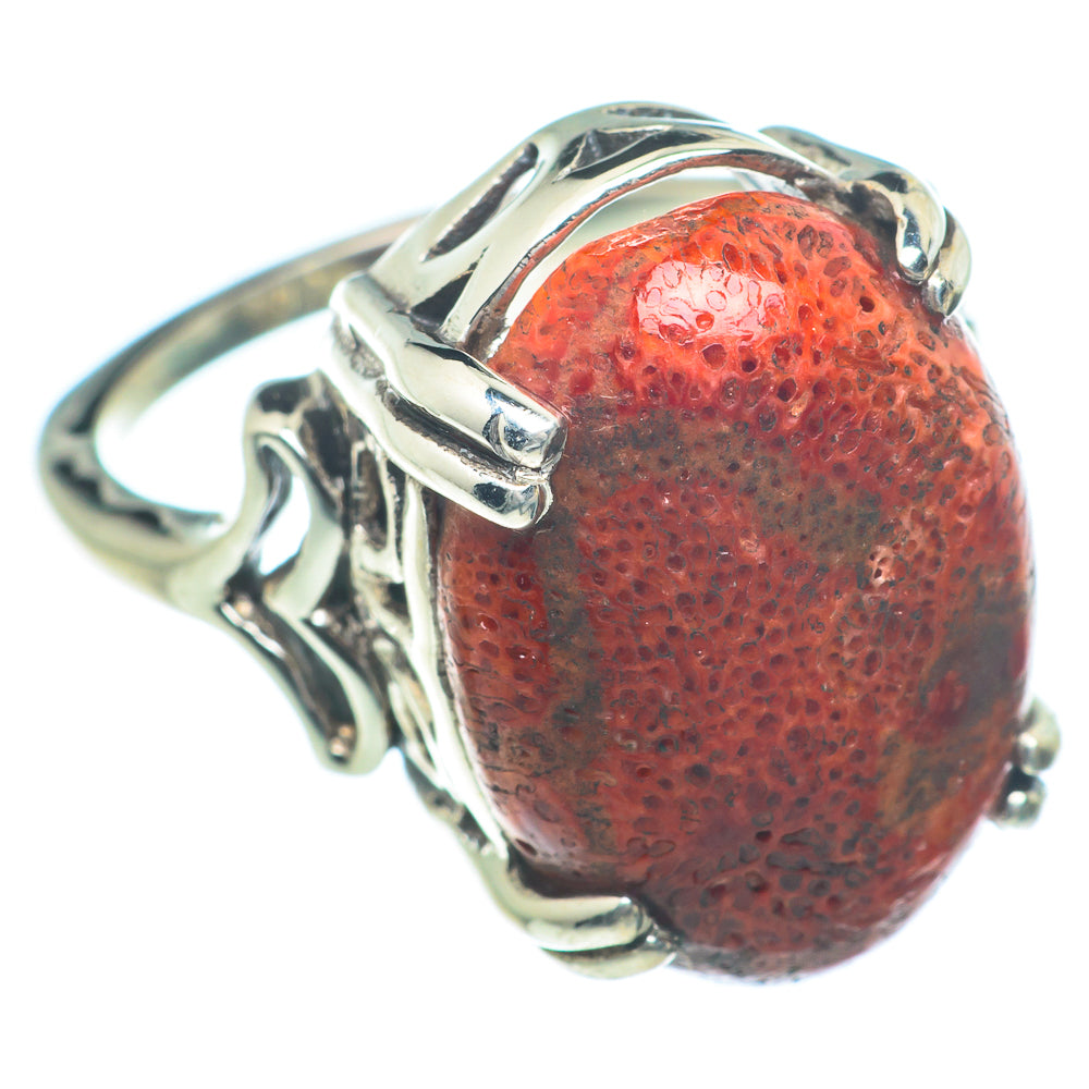 Sponge Coral Rings handcrafted by Anasilvercos - RING63345
