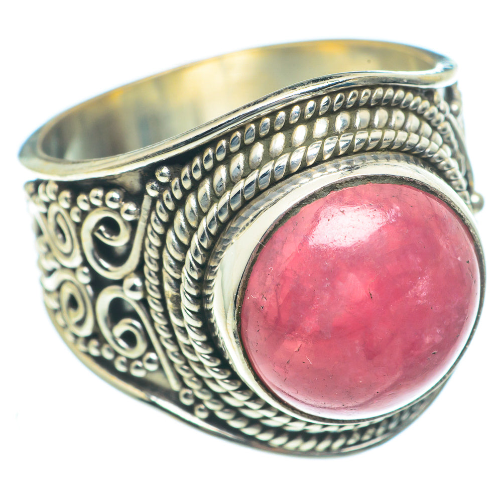 Rhodochrosite Rings handcrafted by Anasilvercos - RING63347