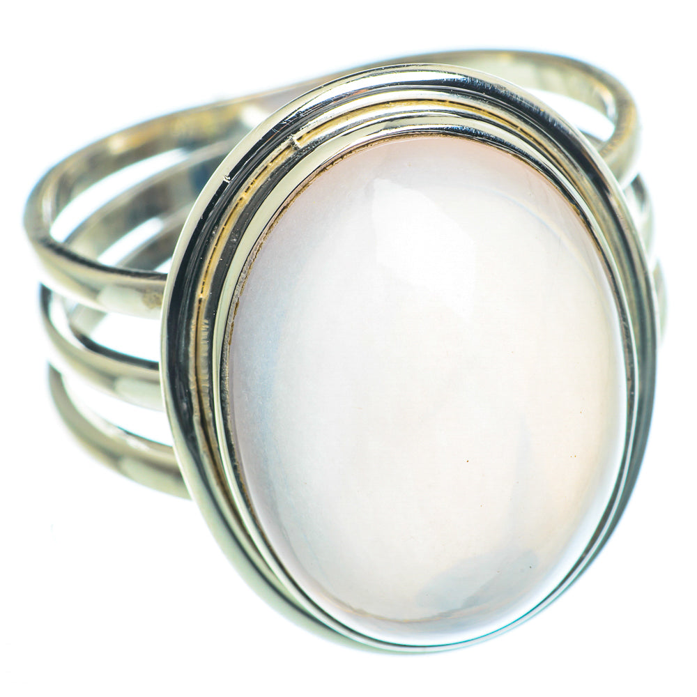 Rose Quartz Rings handcrafted by Anasilvercos - RING63349