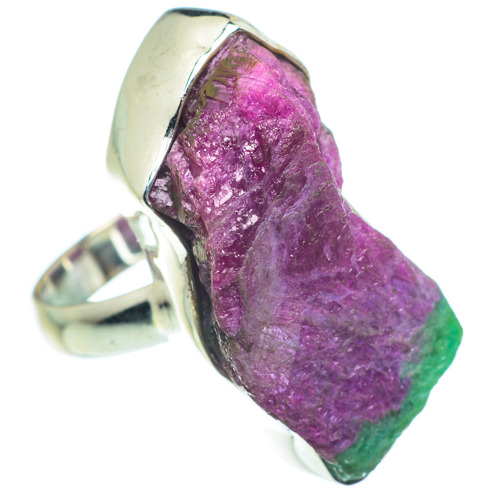 Ruby Zoisite Rings handcrafted by Anasilvercos - RING63358