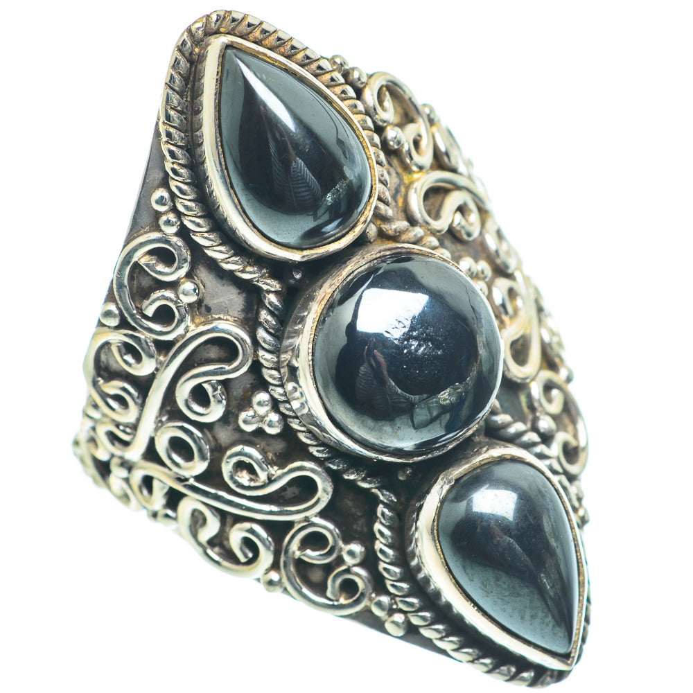 Hematite Rings handcrafted by Anasilvercos - RING63359