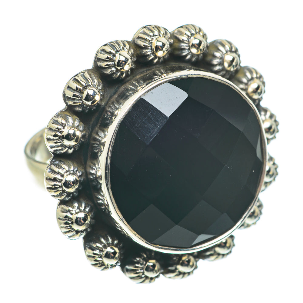 Black Onyx Rings handcrafted by Anasilvercos - RING63377