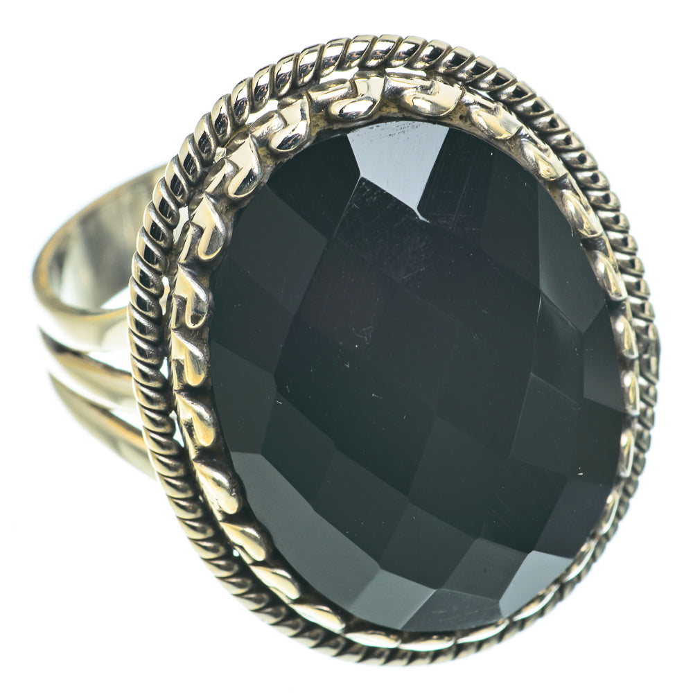 Black Onyx Rings handcrafted by Anasilvercos - RING63378