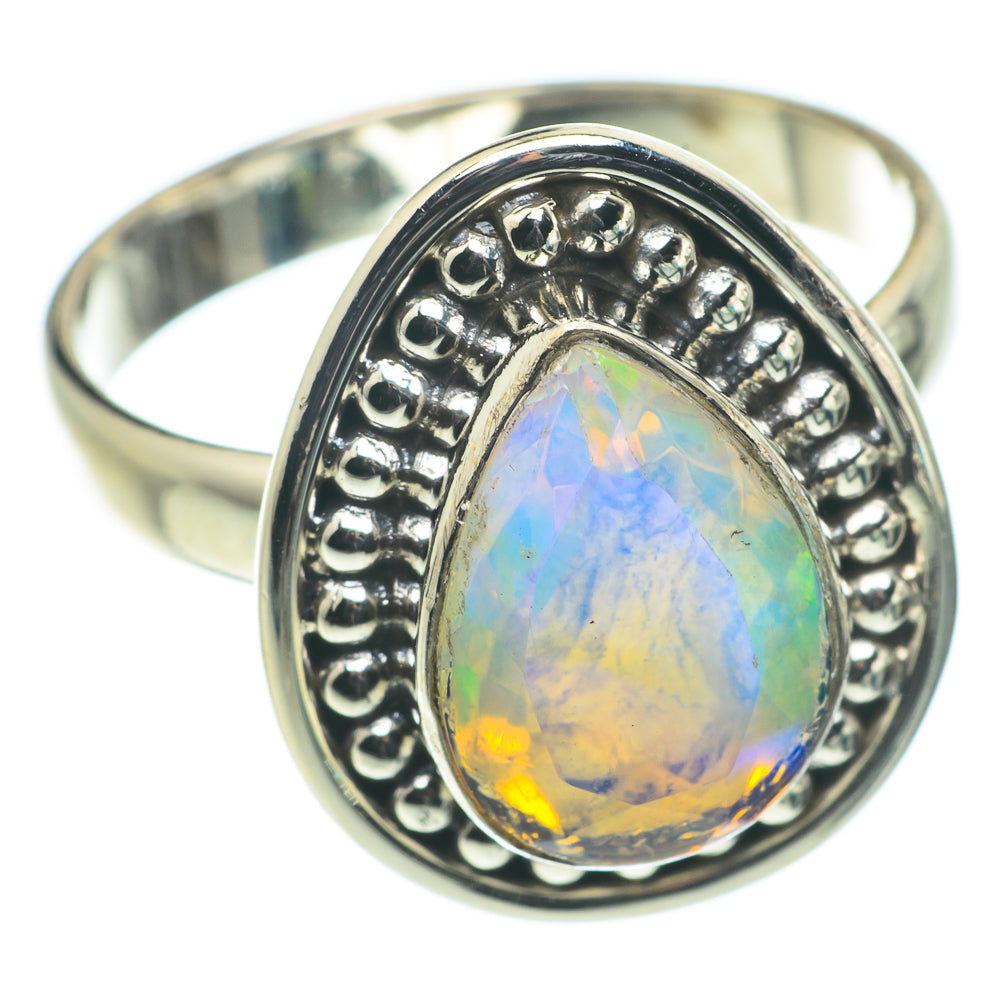 Ethiopian Opal Rings handcrafted by Anasilvercos - RING63382