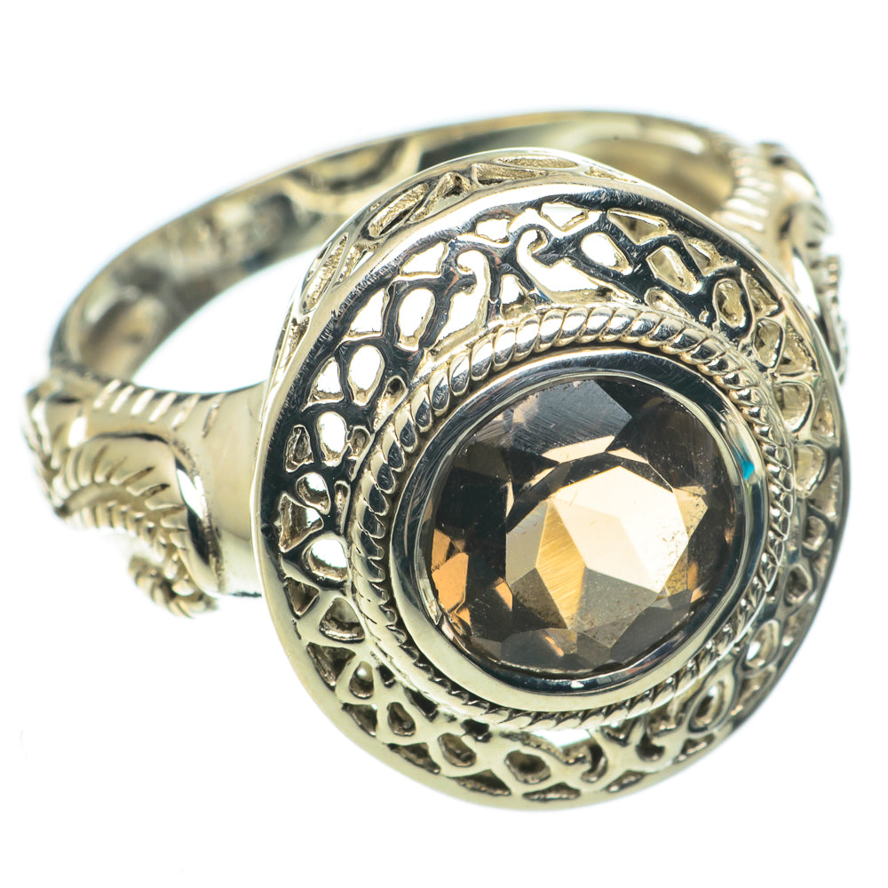 Smoky Quartz Rings handcrafted by Anasilvercos - RING63390