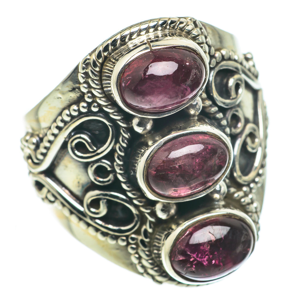 Pink Tourmaline Rings handcrafted by Anasilvercos - RING63394