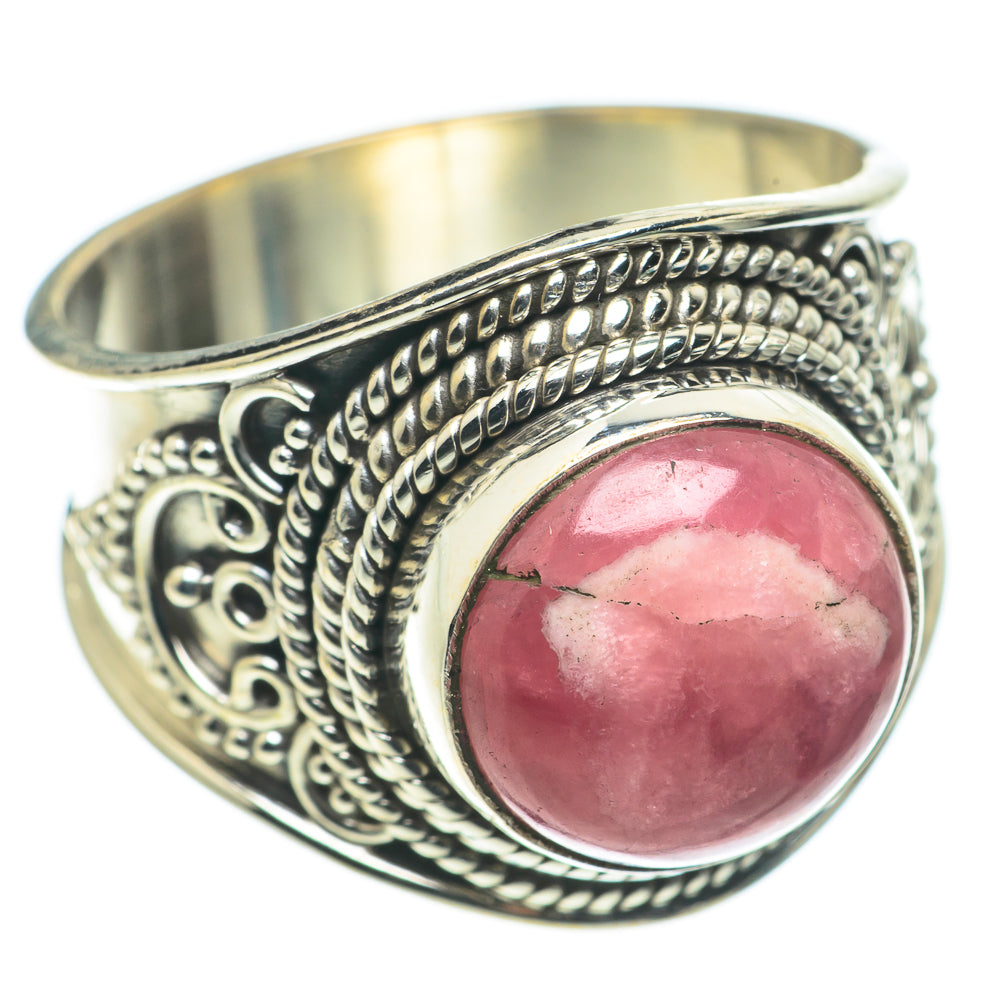 Rhodochrosite Rings handcrafted by Anasilvercos - RING63395