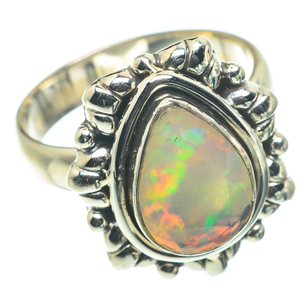 Ethiopian Opal Rings handcrafted by Anasilvercos - RING63405