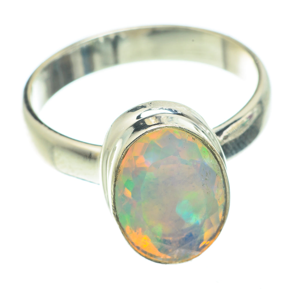 Ethiopian Opal Rings handcrafted by Anasilvercos - RING63406