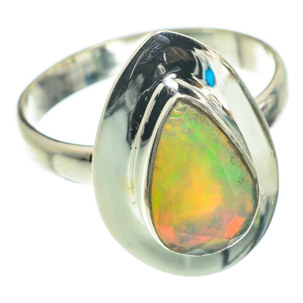 Ethiopian Opal Rings handcrafted by Anasilvercos - RING63407