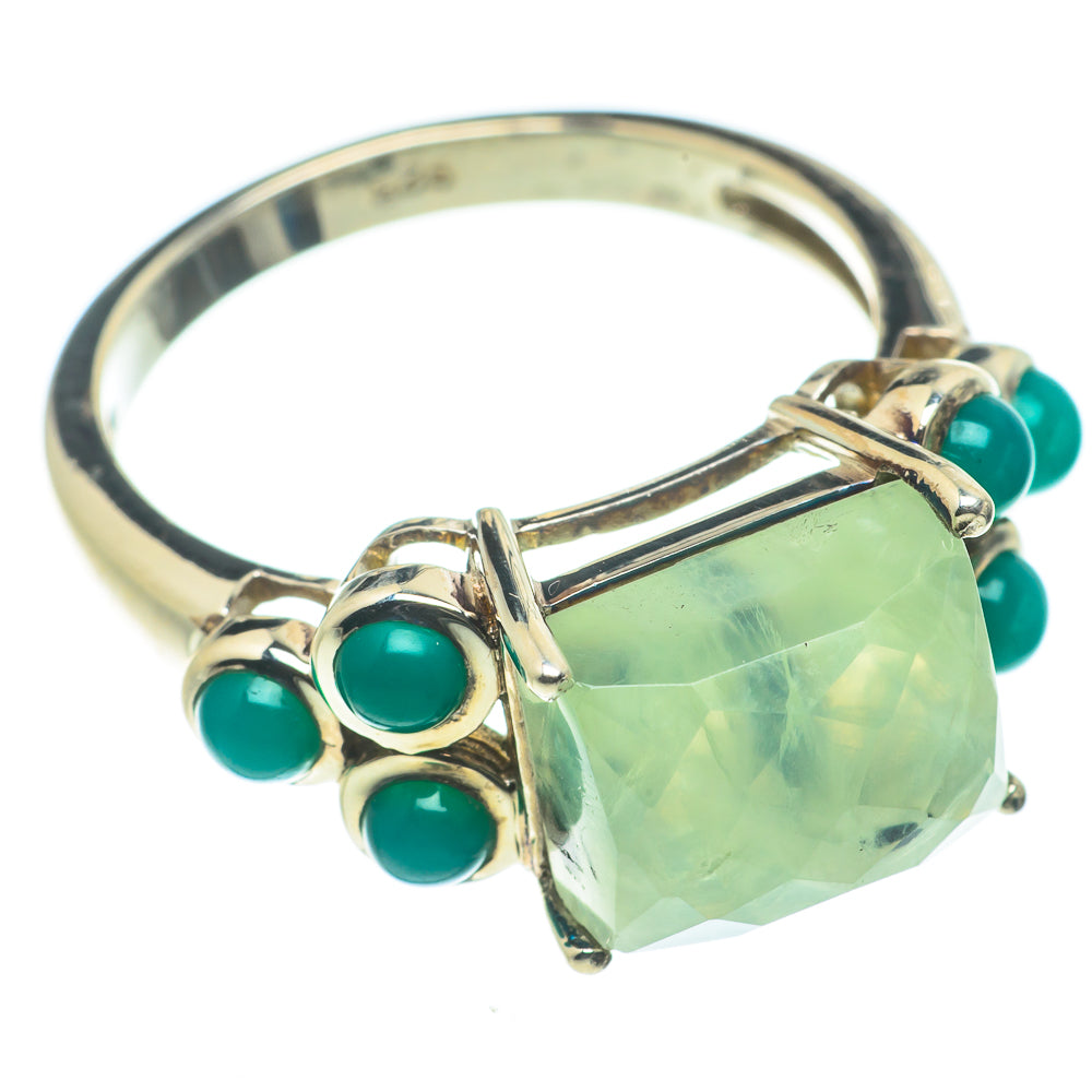 Prehnite Rings handcrafted by Anasilvercos - RING63412