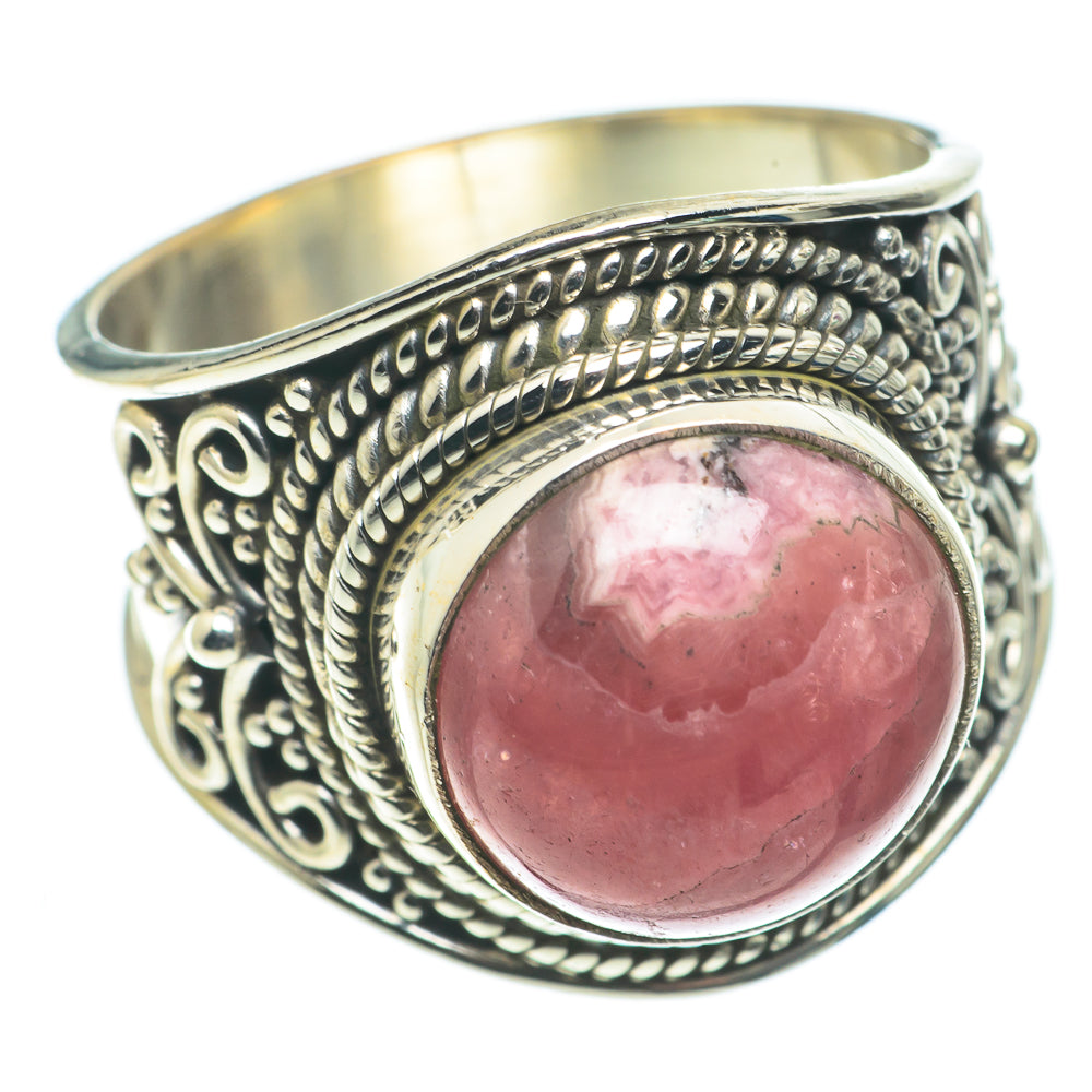 Rhodochrosite Rings handcrafted by Anasilvercos - RING63417