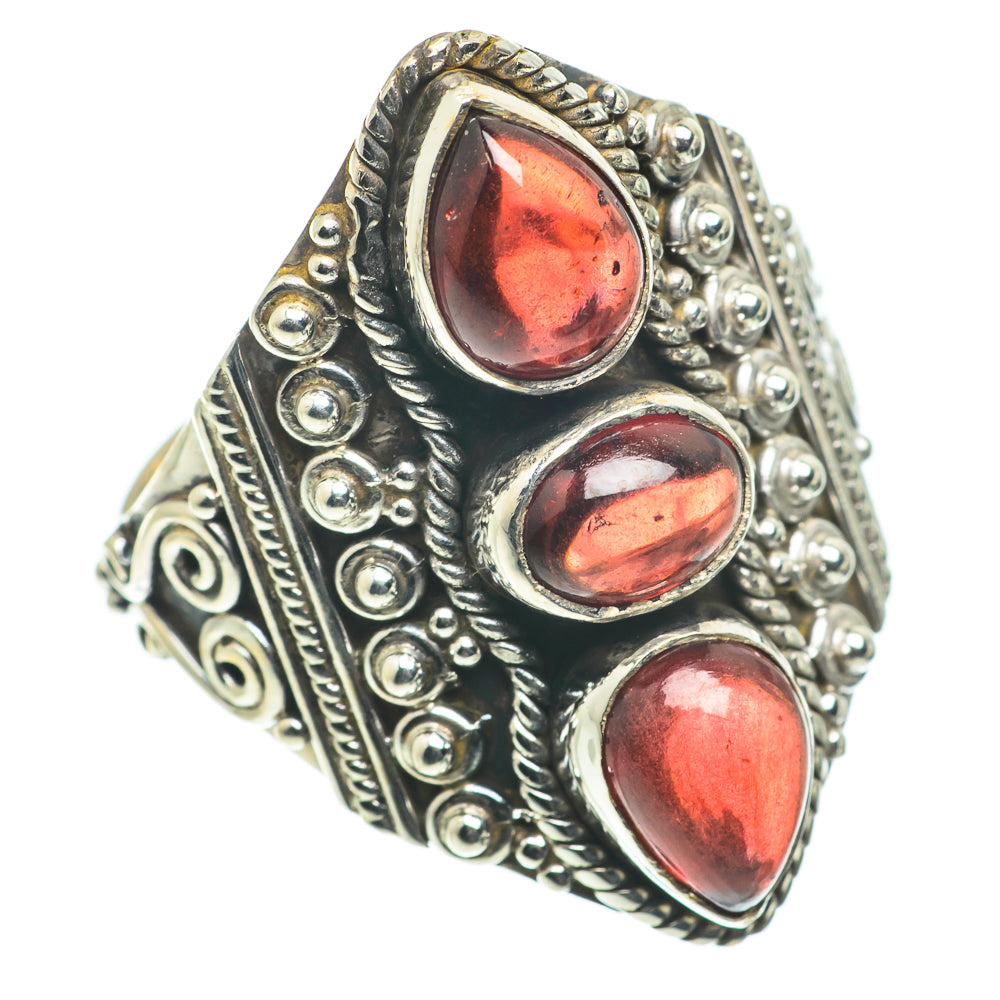 Garnet Rings handcrafted by Anasilvercos - RING63420