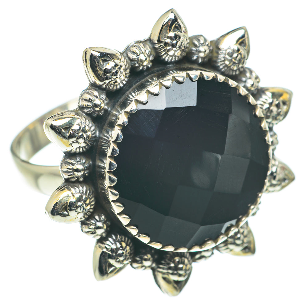 Black Onyx Rings handcrafted by Anasilvercos - RING63423