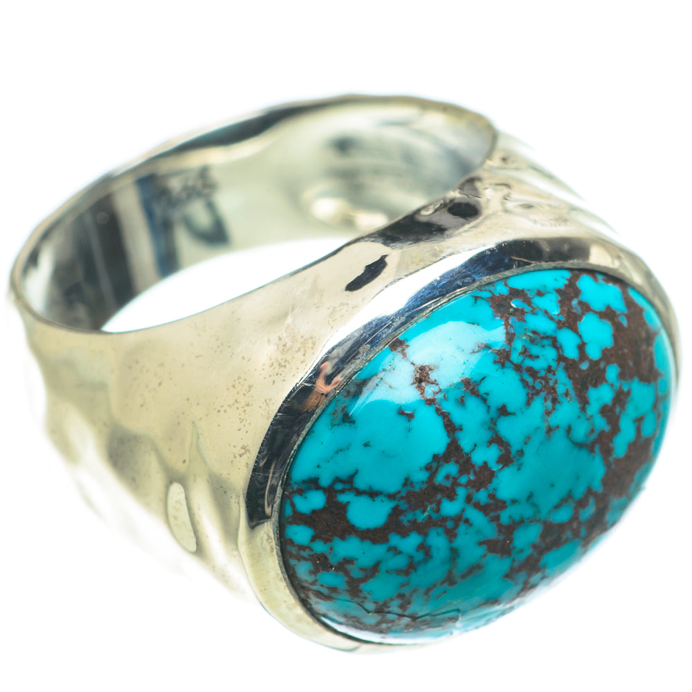 Tibetan Turquoise Rings handcrafted by Anasilvercos - RING63426