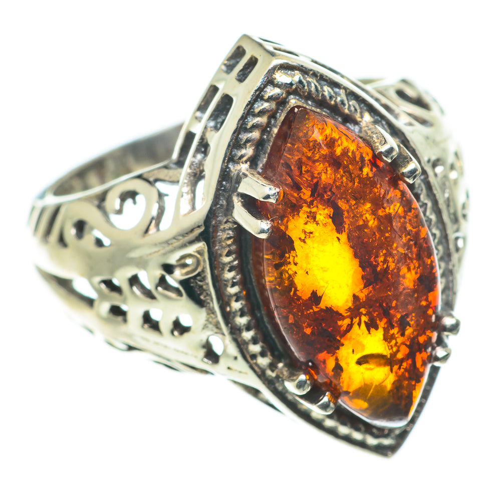 Baltic Amber Rings handcrafted by Anasilvercos - RING63433
