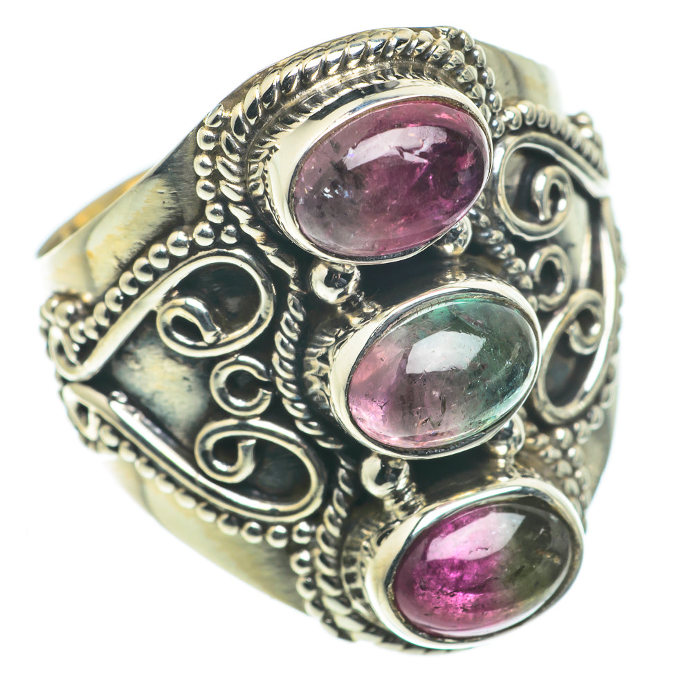Pink Tourmaline Rings handcrafted by Anasilvercos - RING63435