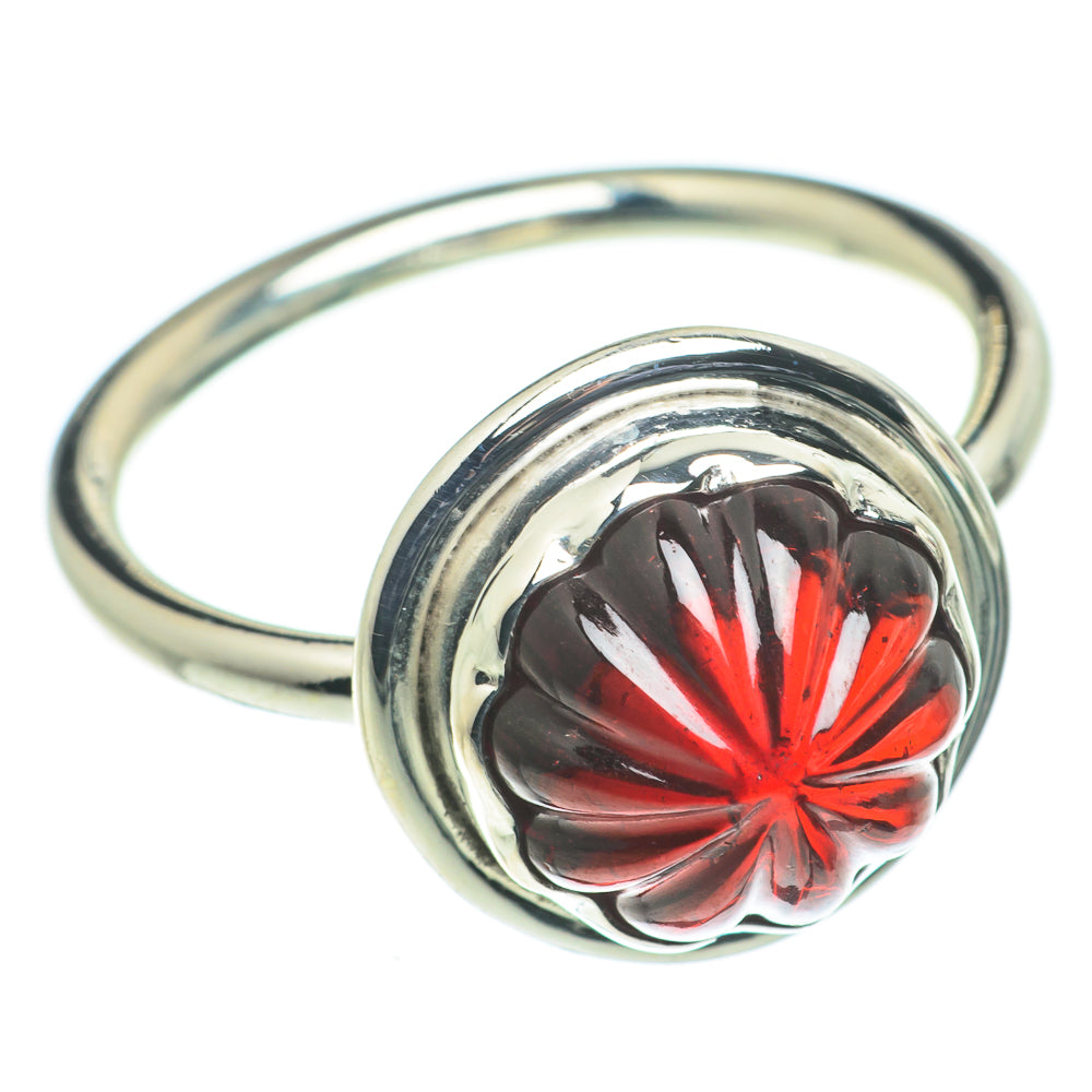 Garnet Rings handcrafted by Anasilvercos - RING63436