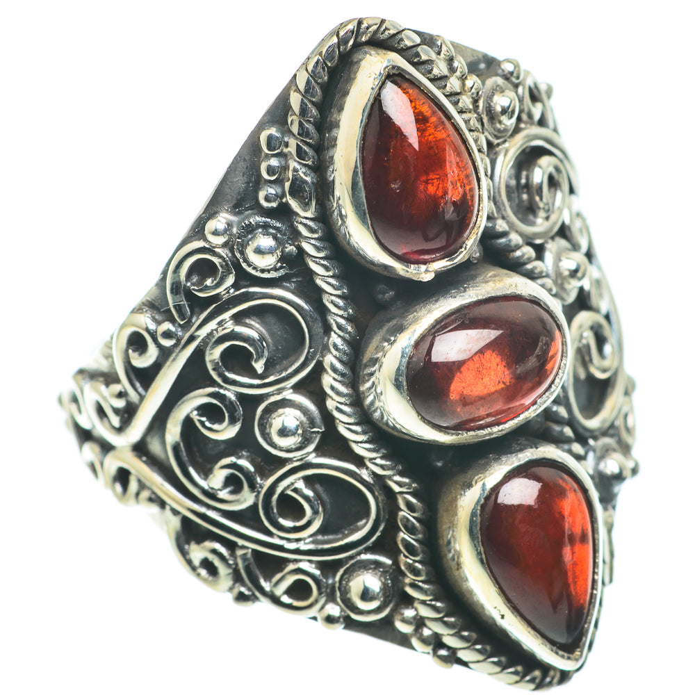 Garnet Rings handcrafted by Anasilvercos - RING63437