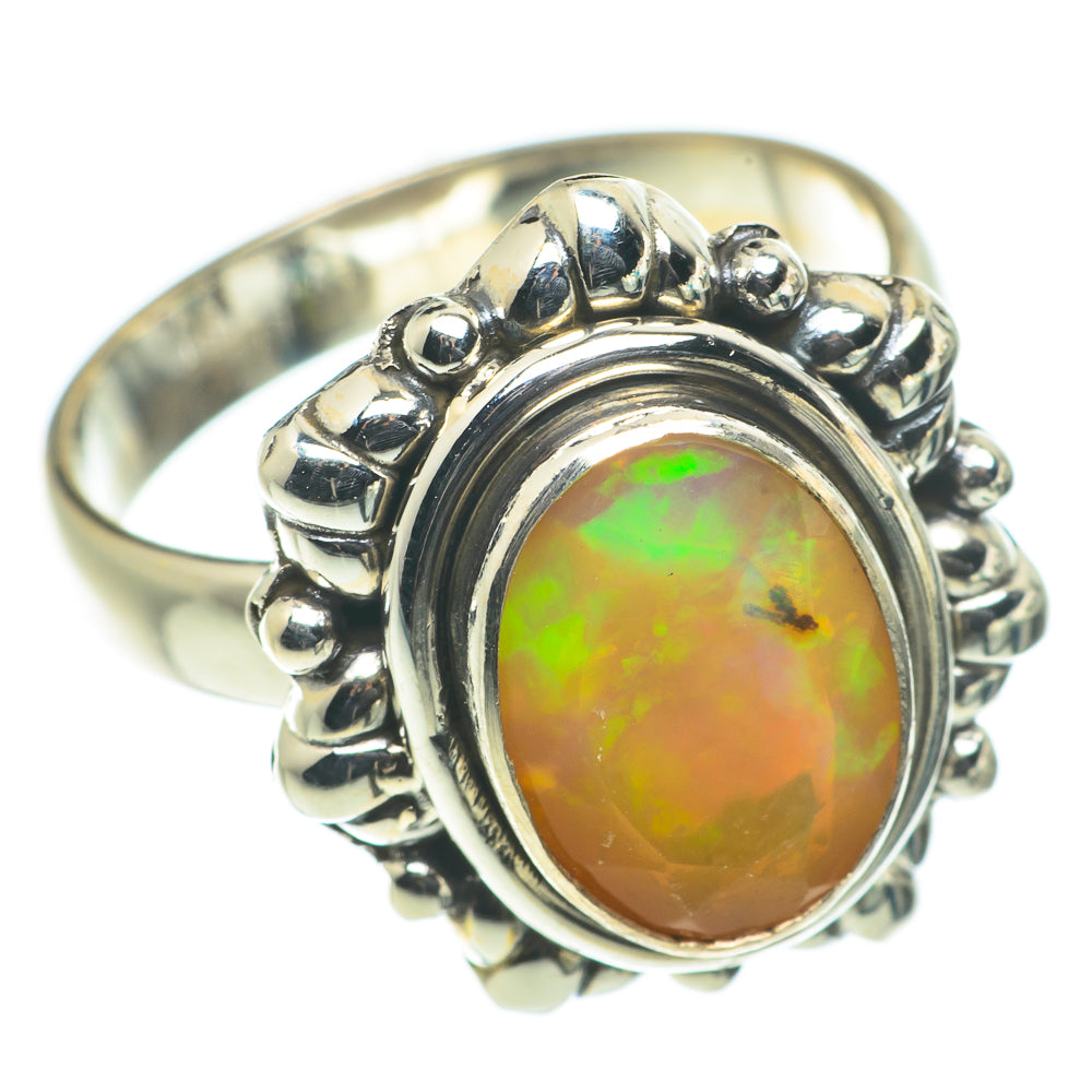 Ethiopian Opal Rings handcrafted by Anasilvercos - RING63443