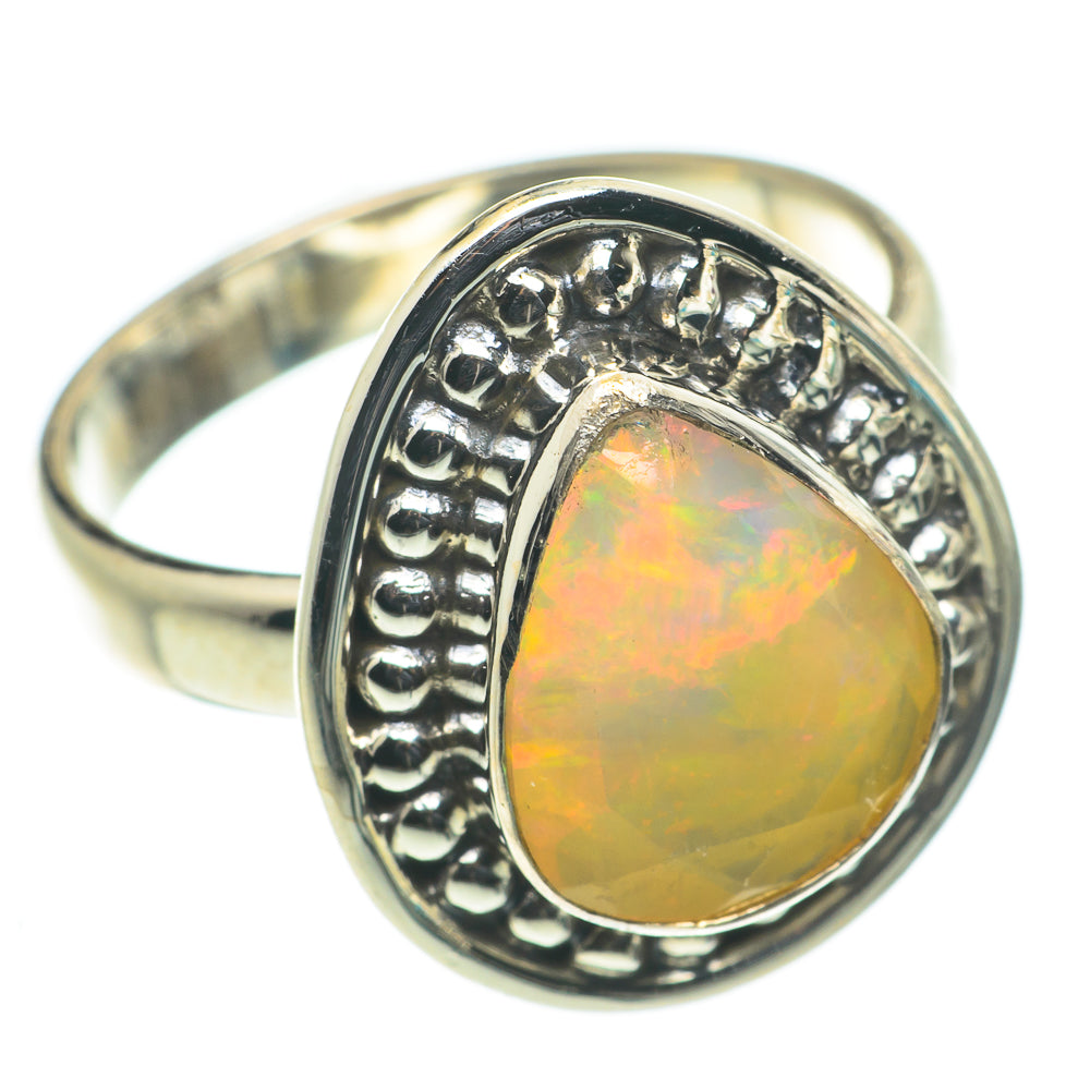 Ethiopian Opal Rings handcrafted by Anasilvercos - RING63446