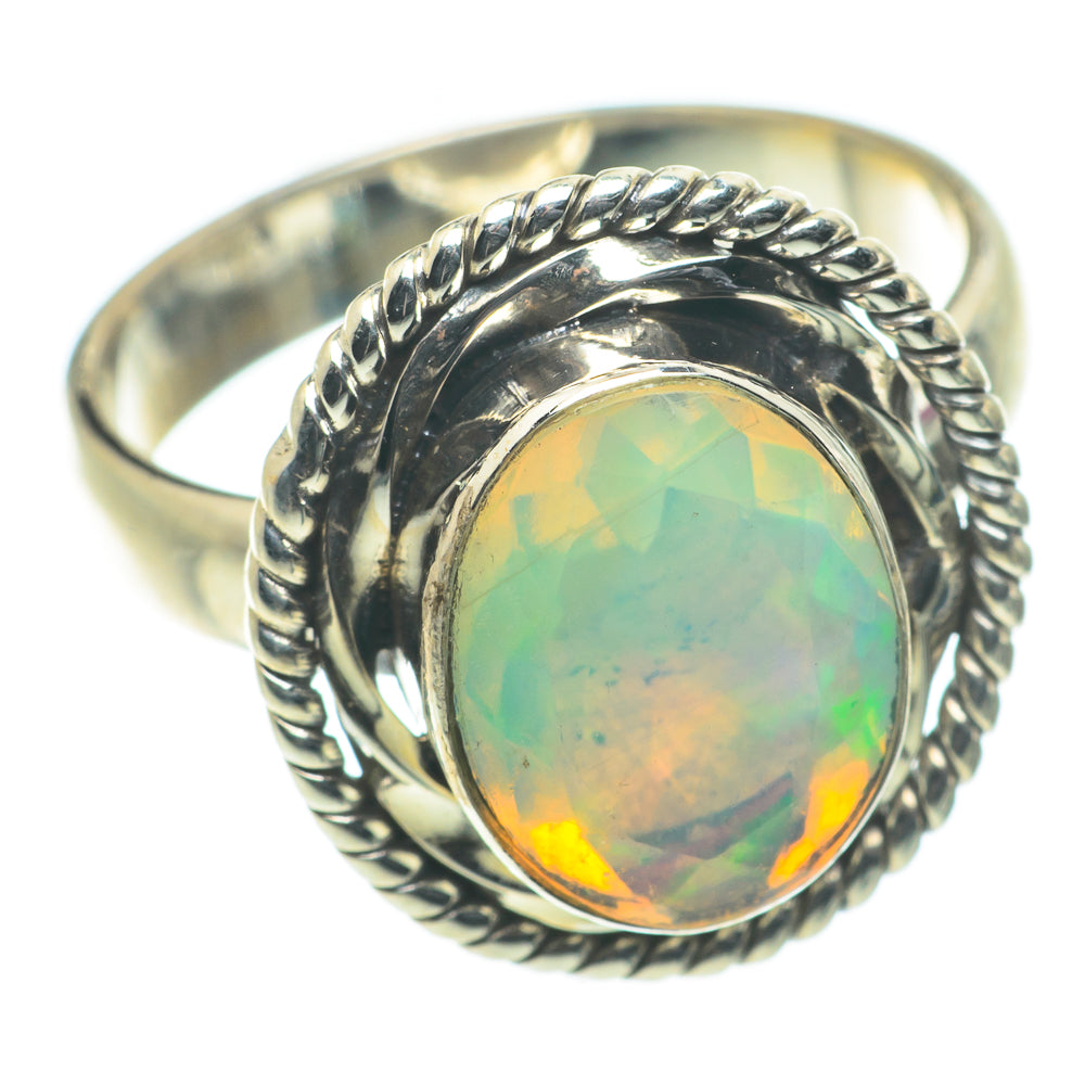 Ethiopian Opal Rings handcrafted by Anasilvercos - RING63447